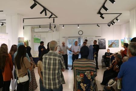 جاليري زركشي سخنين في معرض جديد بعنوان شجرة الزيتون – دفء ونور غذاء وعلاج